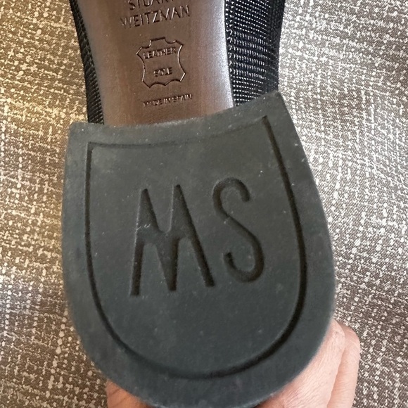 Stuart Weitzman Classic Flex pointy toe block heel size 9 - Picture 9 of 11